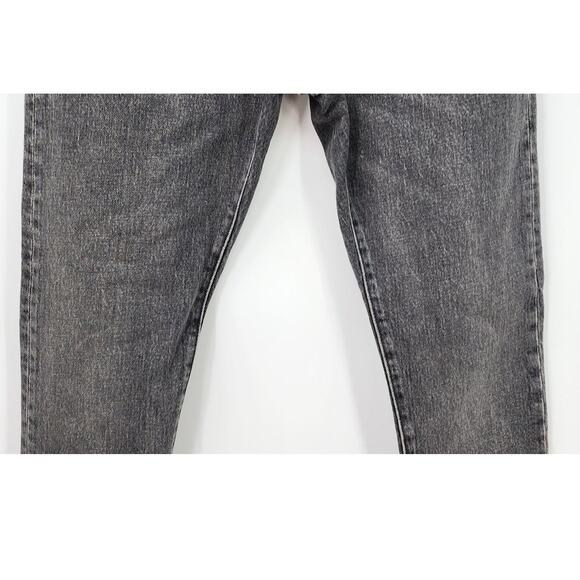 Women's Black Wash Levi's 501 S Skinny Fit Classic Black Jeans Timeless Size 28 - Picture 5 of 11